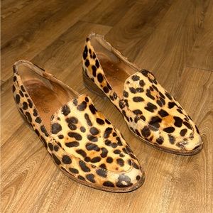 Madewell | The Alex Loafer in Leopard Calf Hair | Size 7